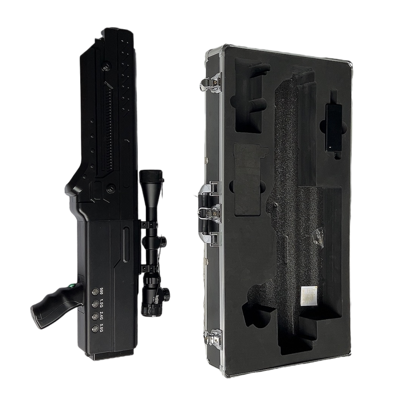  望谟手持便携式枪型低空防御反制四通道A型