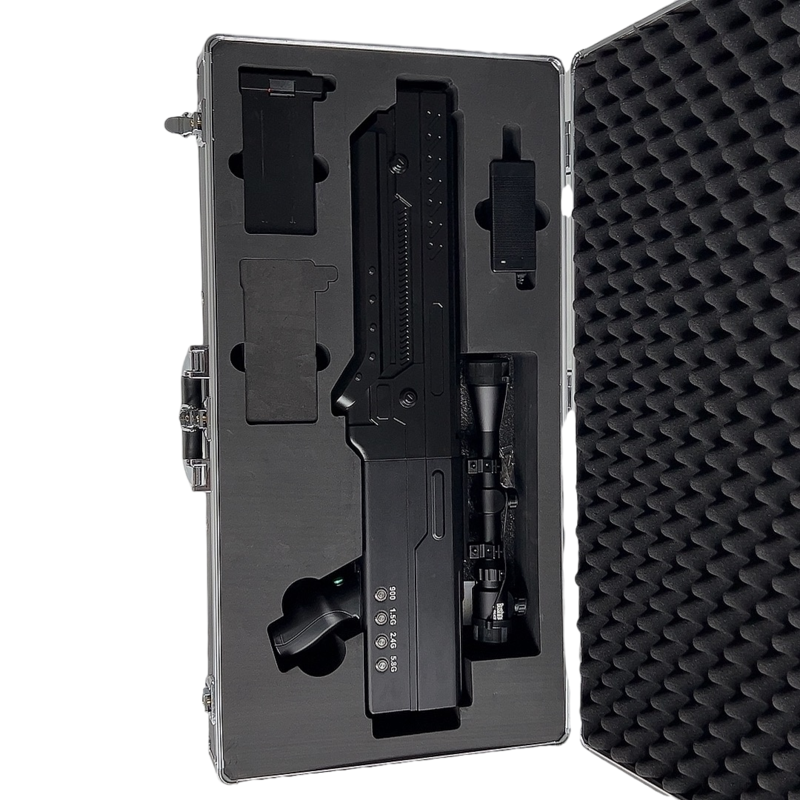  望谟手持便携式枪型低空防御反制四通道B型